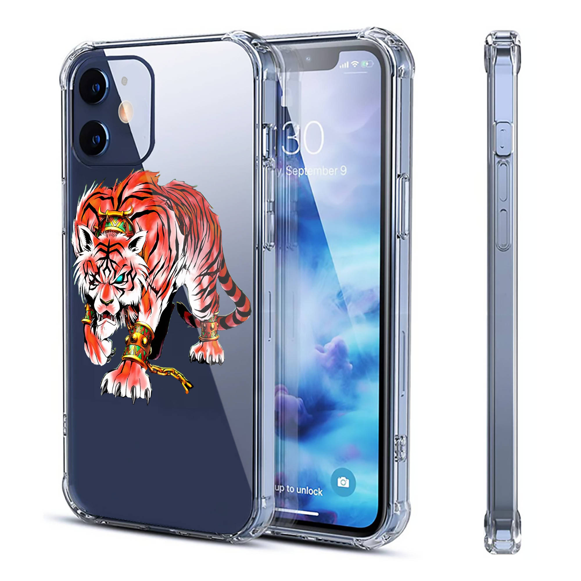 （画像用） 遊☆戯☆王 Yu-Gi-Oh! 【iPhone 12シリーズ対応】透明スマホケース（クリアソフトケース）